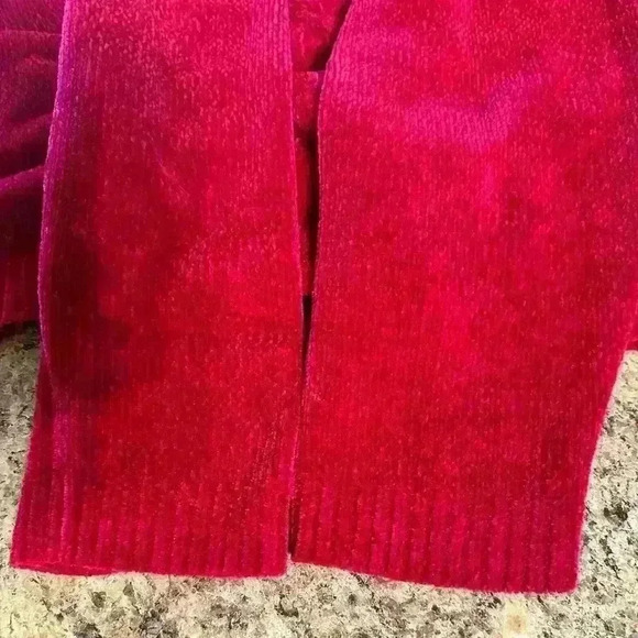 Alfred Dunner Sweater Women's Long Sleeve Knit Pullover Mock Neck Red Size L - Picture 11 of 13